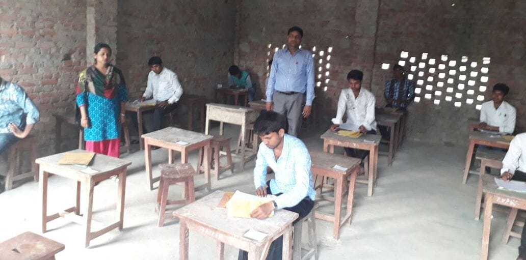 12 candidates copying in board examination