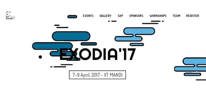 Tech Fest Exodia-2017 in IIT Mandi