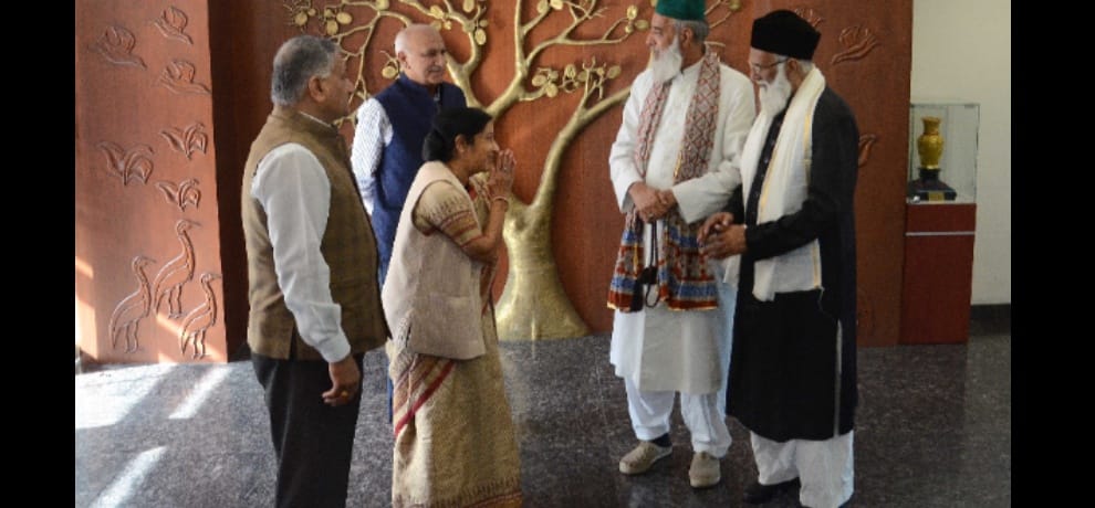 Maulvi meet with External Affairs Minister Sushma Swaraj and Home Minister Rajnath Singh