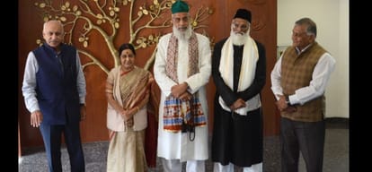 Maulvi meet with External Affairs Minister Sushma Swaraj and Home Minister Rajnath Singh