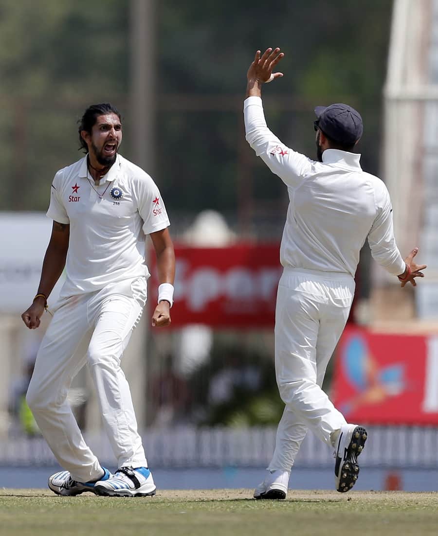 ishant sharma completed his 50 wickets against england in test