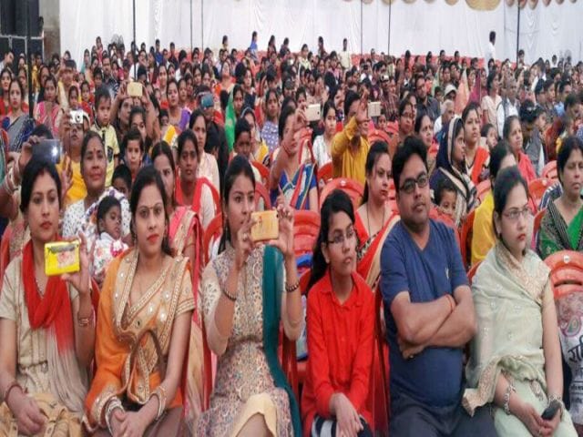 vidyaarthiyon ne saanskrtik prastuti se baandha sama