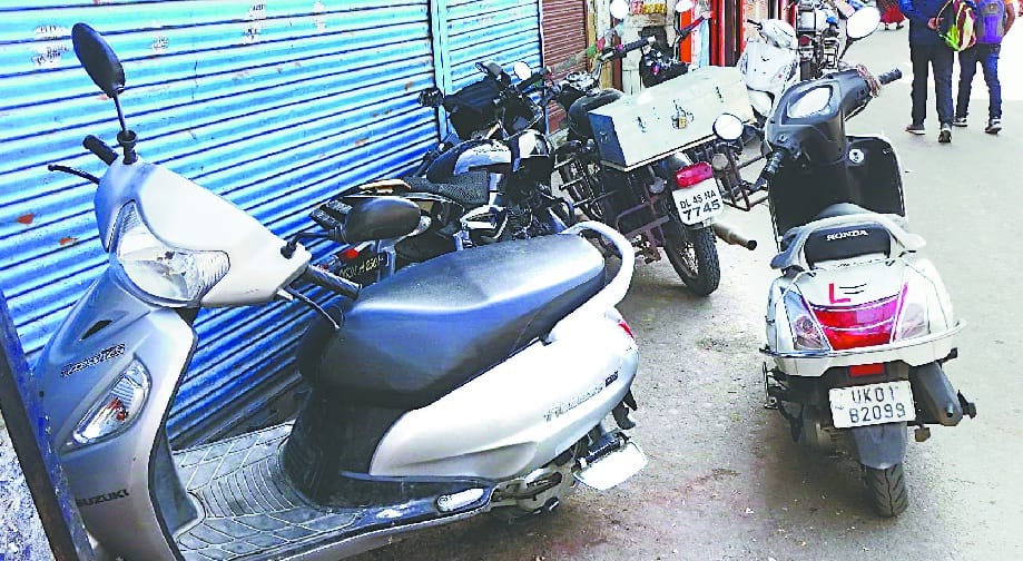 Number of vehicles increased, no new parking space