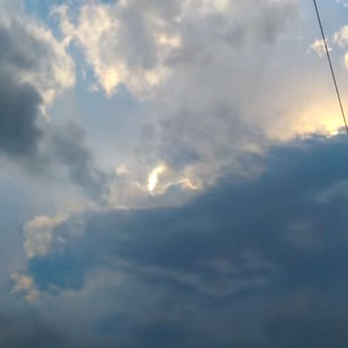 When the lights started dancing in the sky