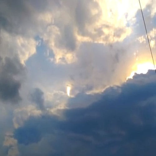 When the lights started dancing in the sky