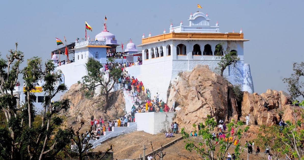 religious fair in sheetla mata temple