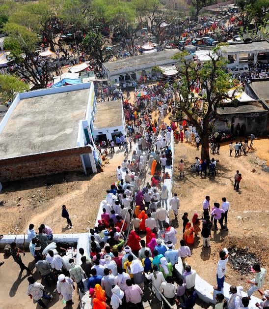 religious fair in sheetla mata temple
