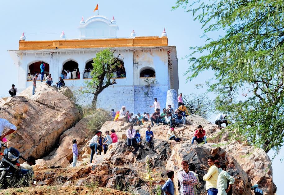 religious fair in sheetla mata temple