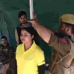 पुलिस भर्ती में शामिल हुईं लड़कियां