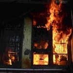 कॉमर्स कॉलेज में आग से नुकसान