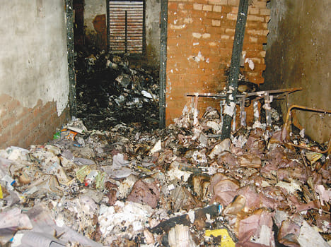 The fire was not put under the conspiracy