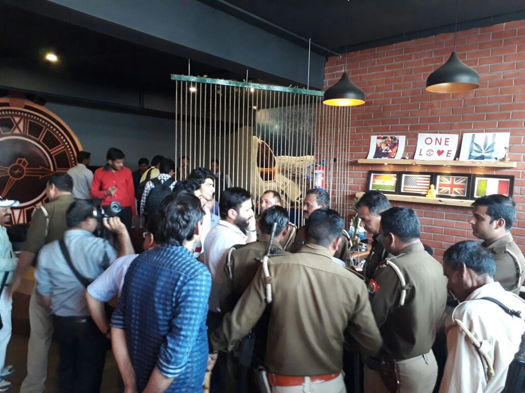 Police raid on hotel, inspector drinks alcohol