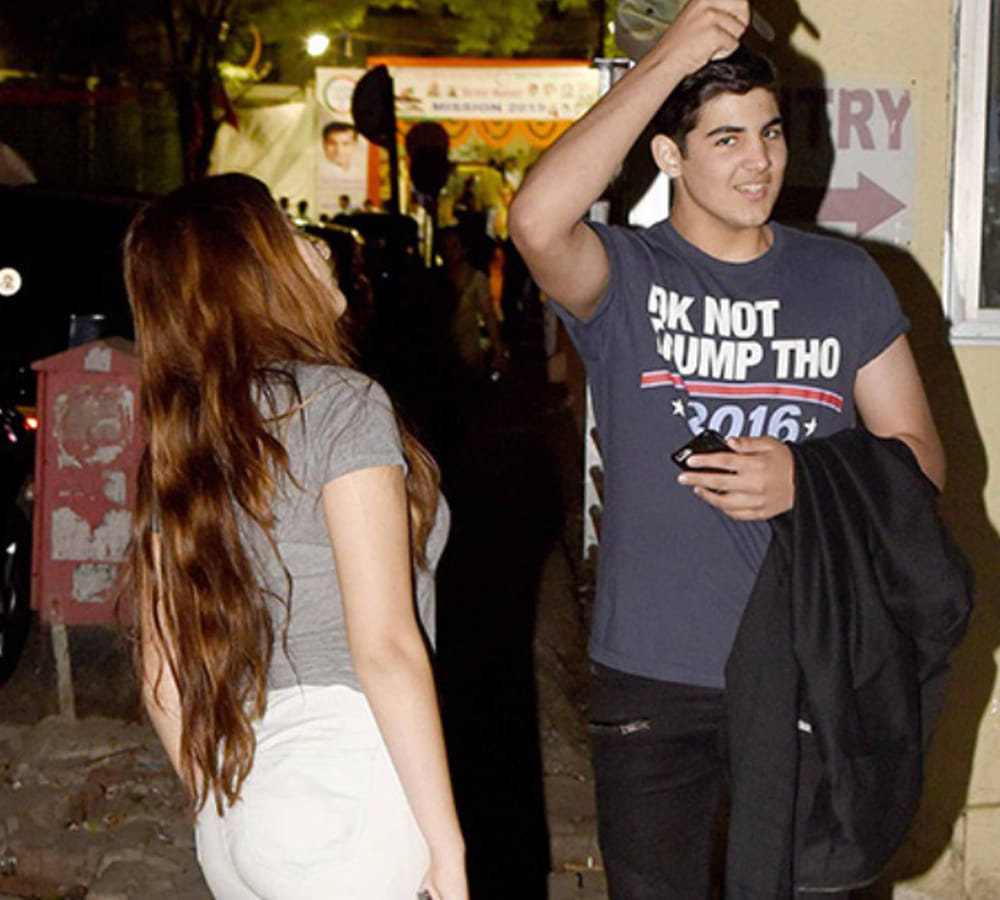 Akshay Kumar's son Aarav caught with his girlfriend on a movie date