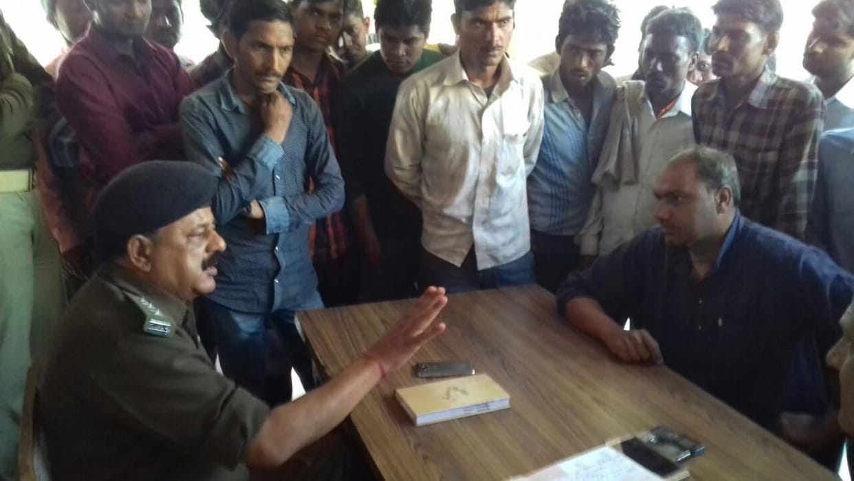 Incident on death in accident, planted jam