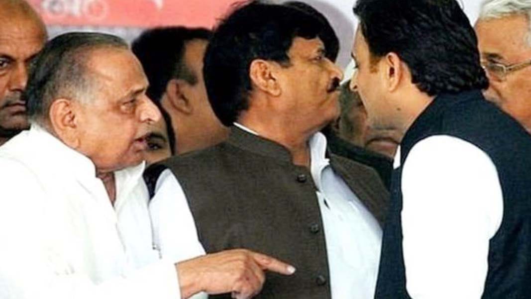 akhilesh supporters against shivpal