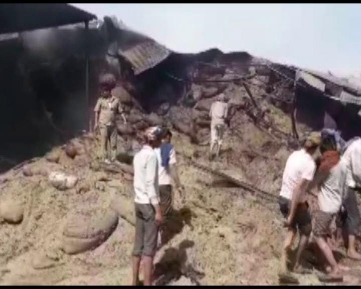 Fire in factory to make herbal products in Jodhpur