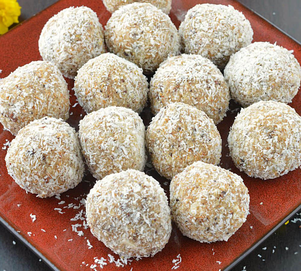 navratri 2022 falahari recipe make dry fruits makhane ke ladoo