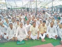 jaat aandolan, debband chowk, people protest, kaithal