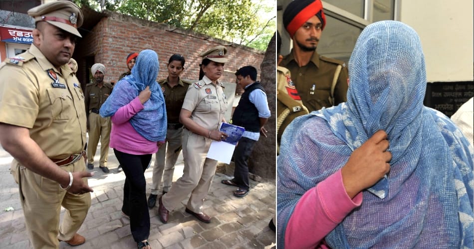 lady went to beauty saloon after killing her 6 feet long husband for boy friend at mohali