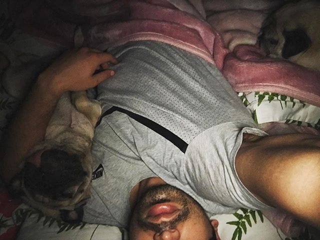 mulayam yadav son prateek upload a news photo on instagram