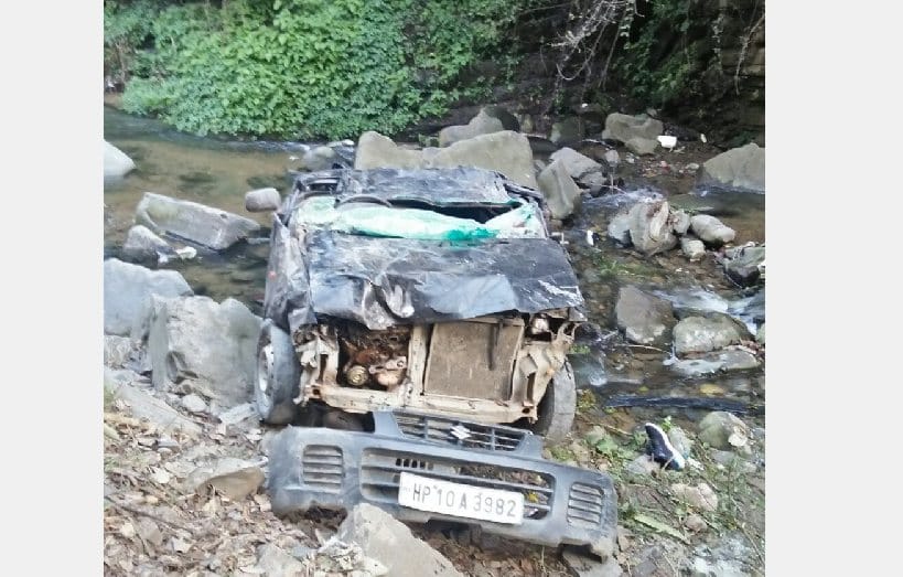 Four Student Killed in Car Accident at Ashwani Khad, solan.