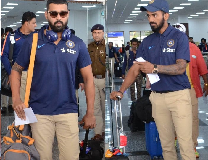 Team India Arrived at Dharamshala for Fouth Test Match.