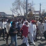 दौसा के लिए कूच करते हुए गुर्जर 
