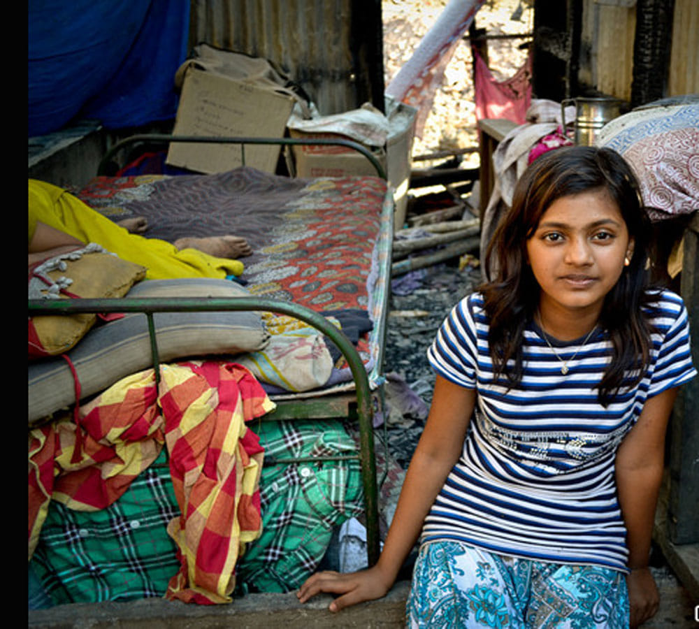 film Slumdog Millionaire actress rubina ali searching job