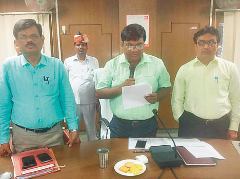 Three secretaries suspended in construction of Dahanachahacharya
