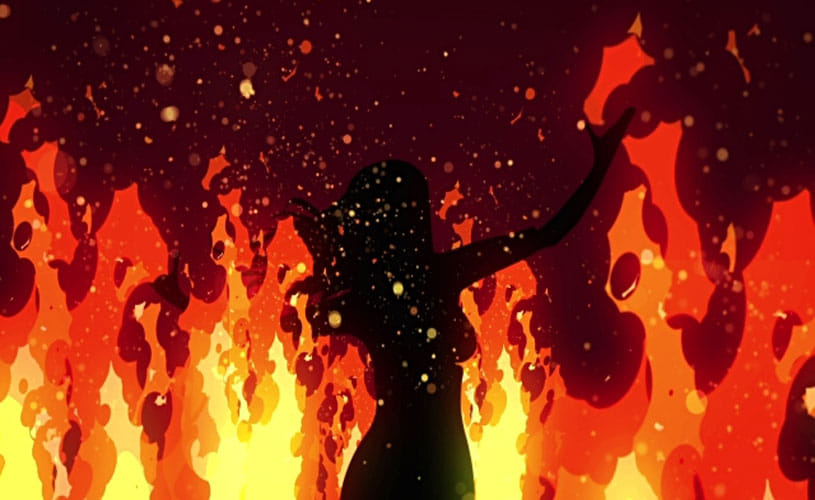 Woman set ablaze allegedly by her lover