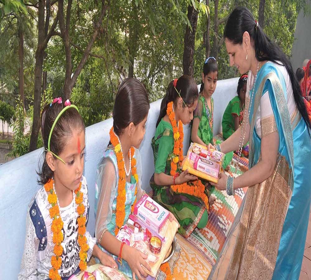 kanya pujan in navratri