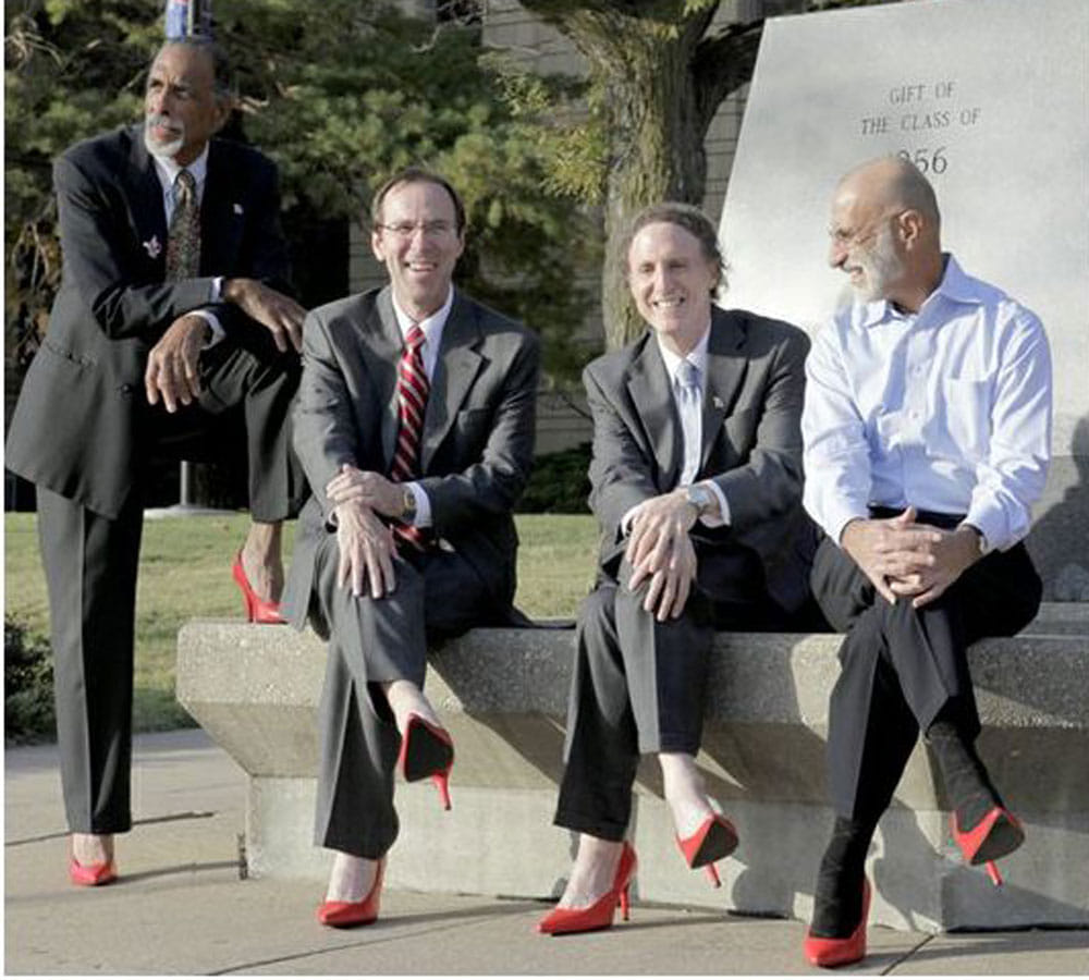 high heels effect on men