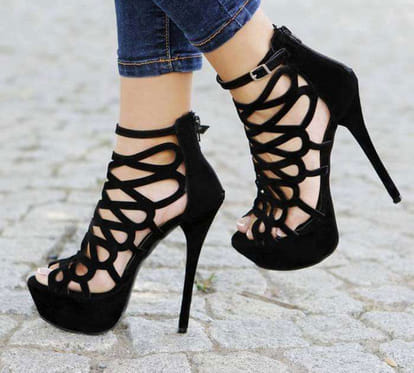 high heels effect on men