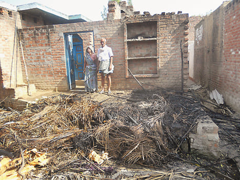 Thousands of losses from the fire in the roof