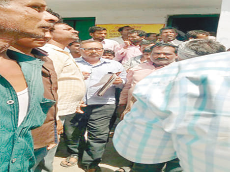 Opposition of officials reached village