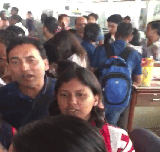 passenger luggage left in dubai, create ruckus in airpor