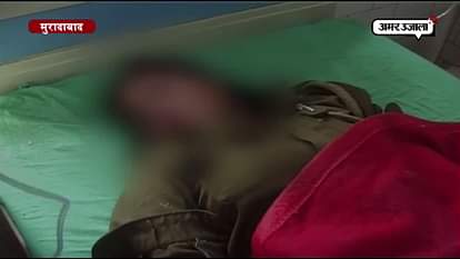 Neighbor allegedly attacks woman home guard with acid in moradabad 