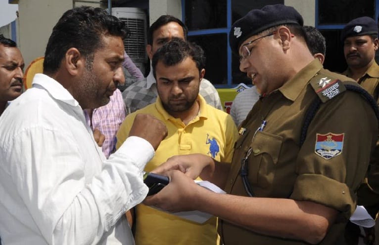Workers' clash with police