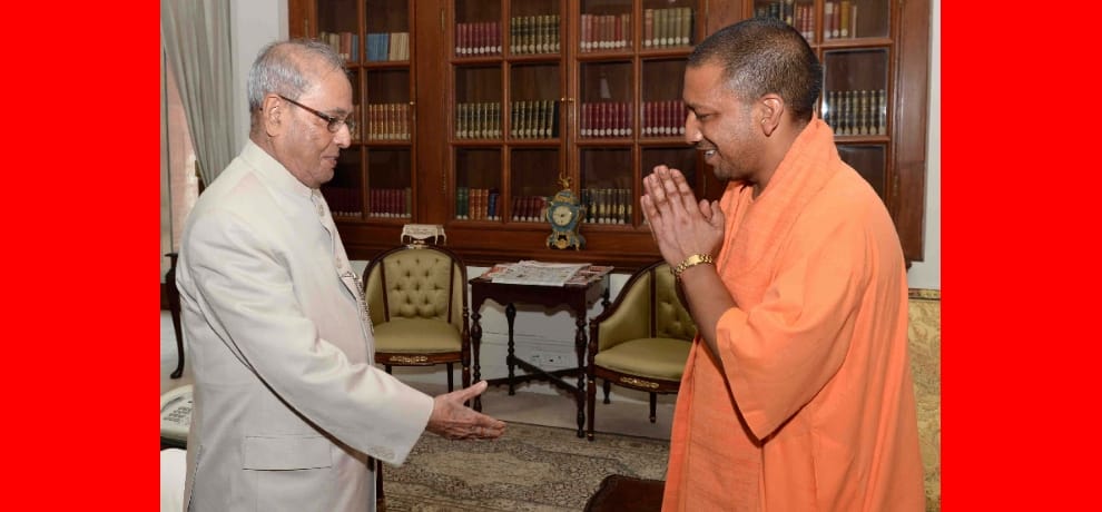yogi meet The Prime Minister and President