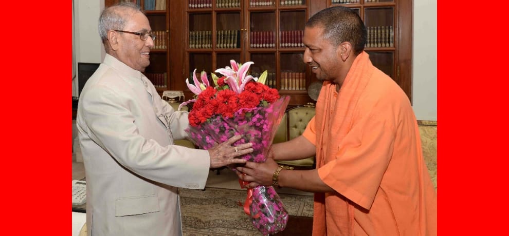 yogi meet The Prime Minister and President