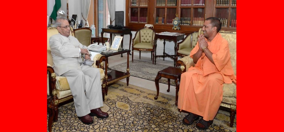 yogi meet The Prime Minister and President