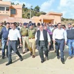 शीर्ष अधिकारियों ने किया दौरा