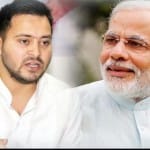 तेजस्वी यादव, नरेंद्र मोदी