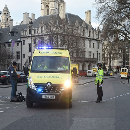 Pictures Of 'Terror incident' near UK Parliament