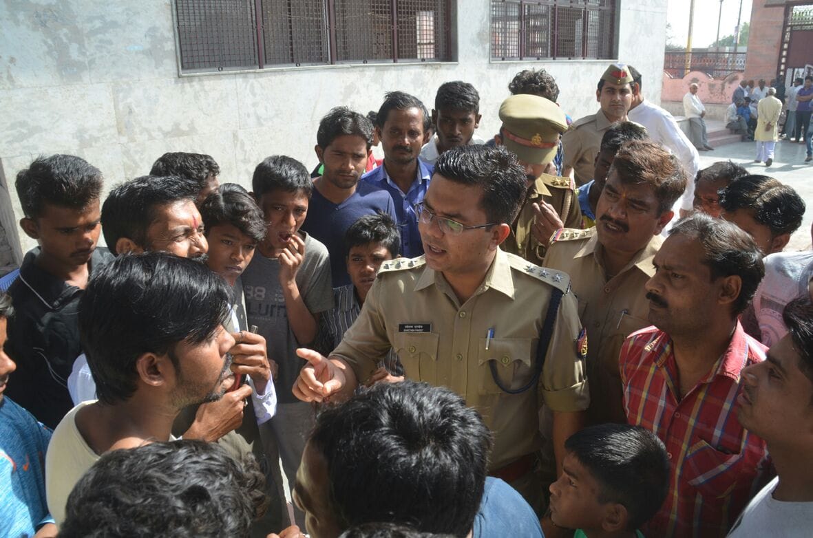 First major event in Yogiraj, dangerous conspiracy to riot, force of several police stations 