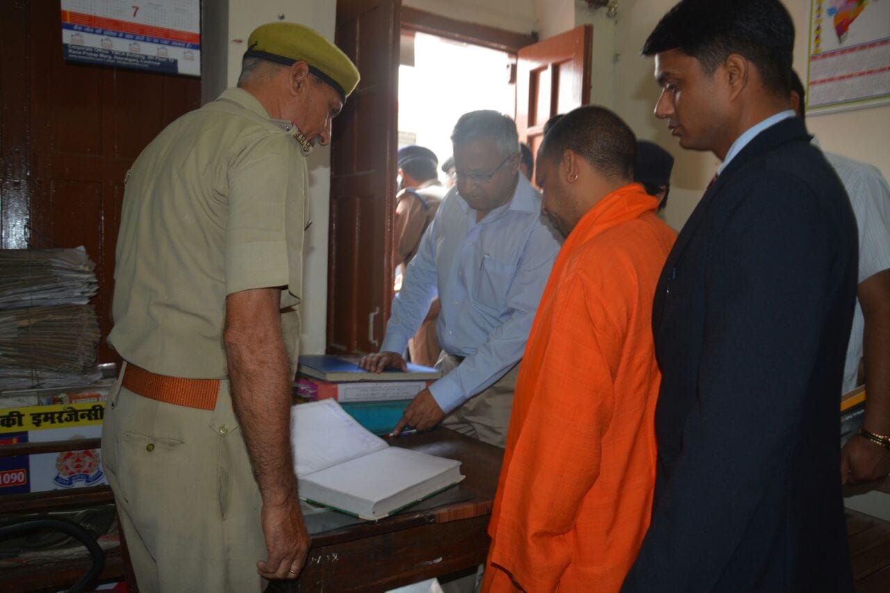 cm adityanath yogi in action