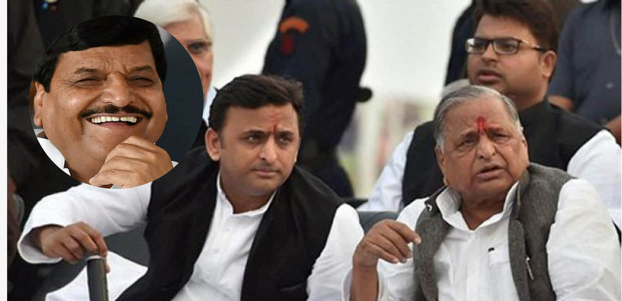 akhilesh yadav and shivpal singh yadav after election loosing 