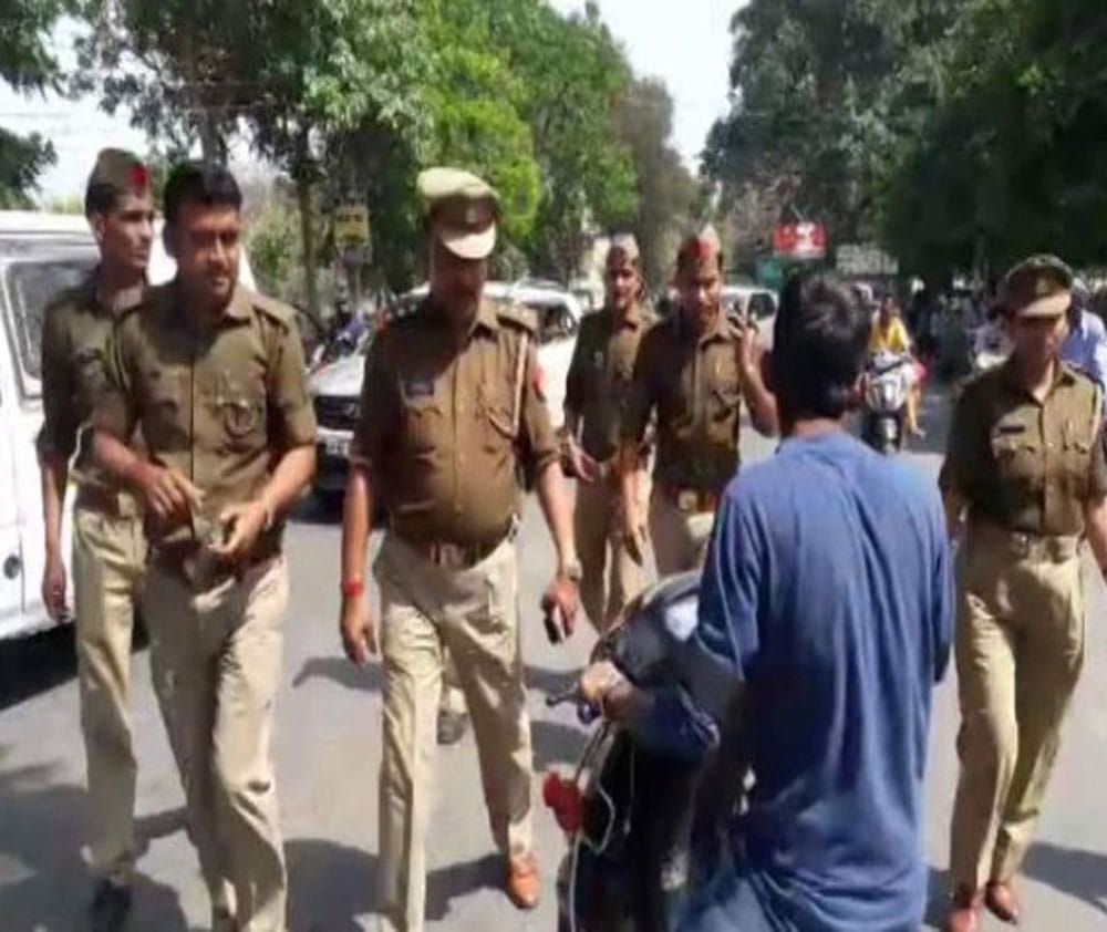 mother called police and arrest the son in mau