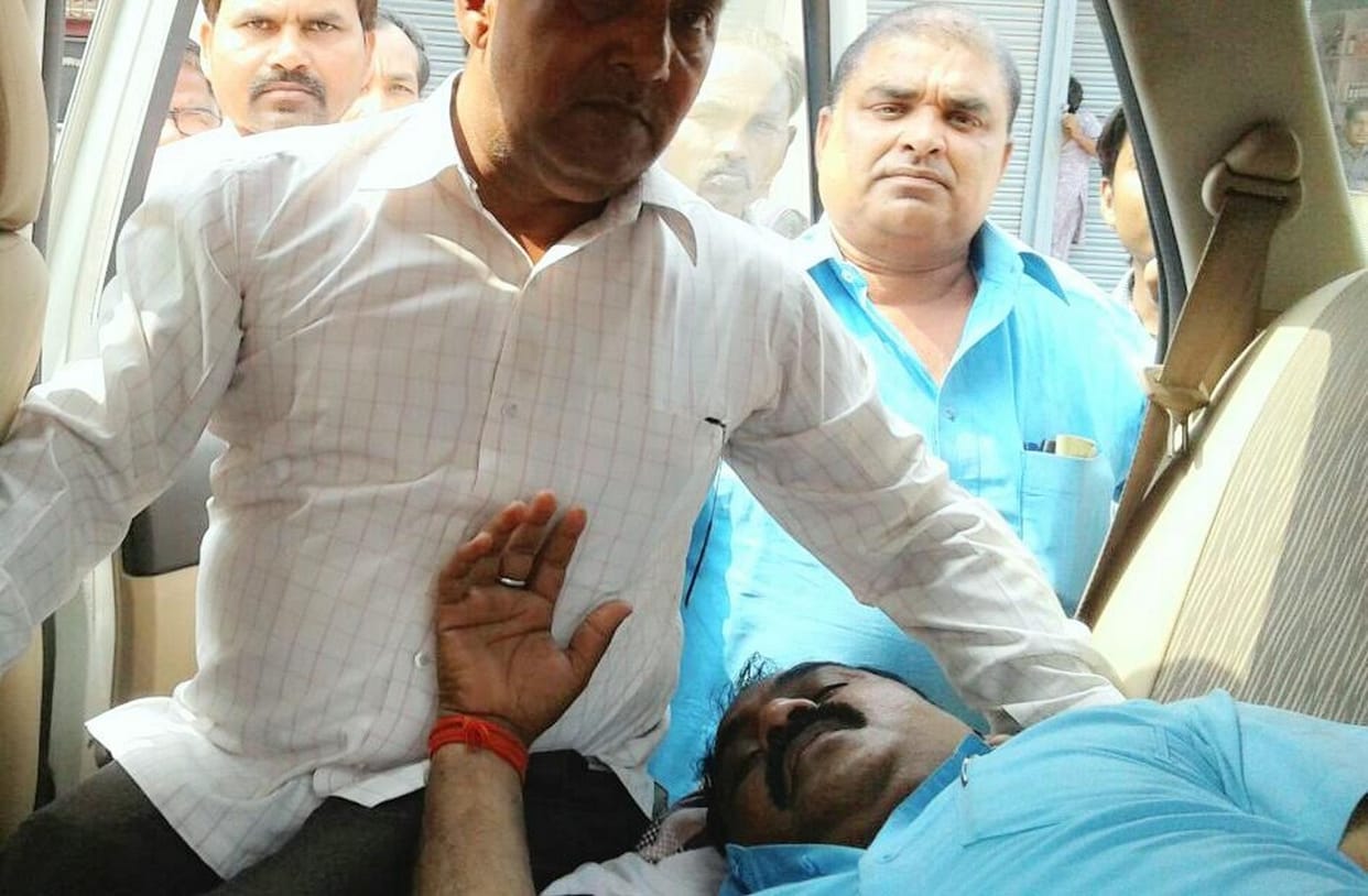 BJP leader injured in attack 
