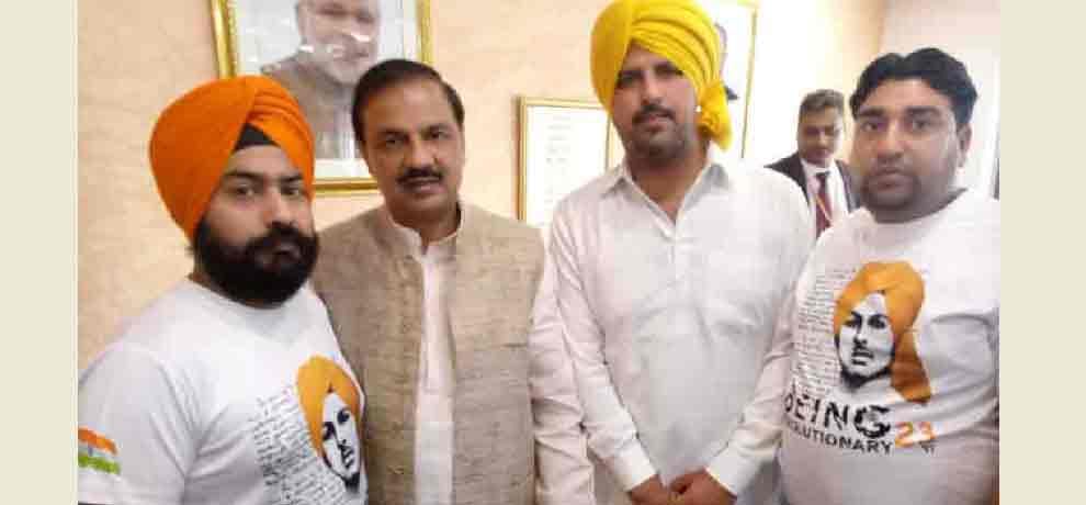 bhagat singh family meet with ventral minister in faridabad 
